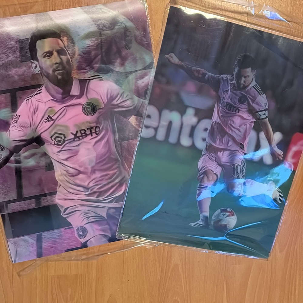 Messi posters 11 1/2 x 15 1/2”
